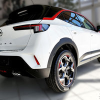 Ladekantenschutz für Opel Mokka B Silber Matt