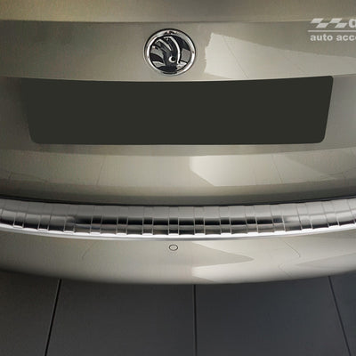 Ladekantenschutz für Skoda Fabia III Combi FL Silber Matt