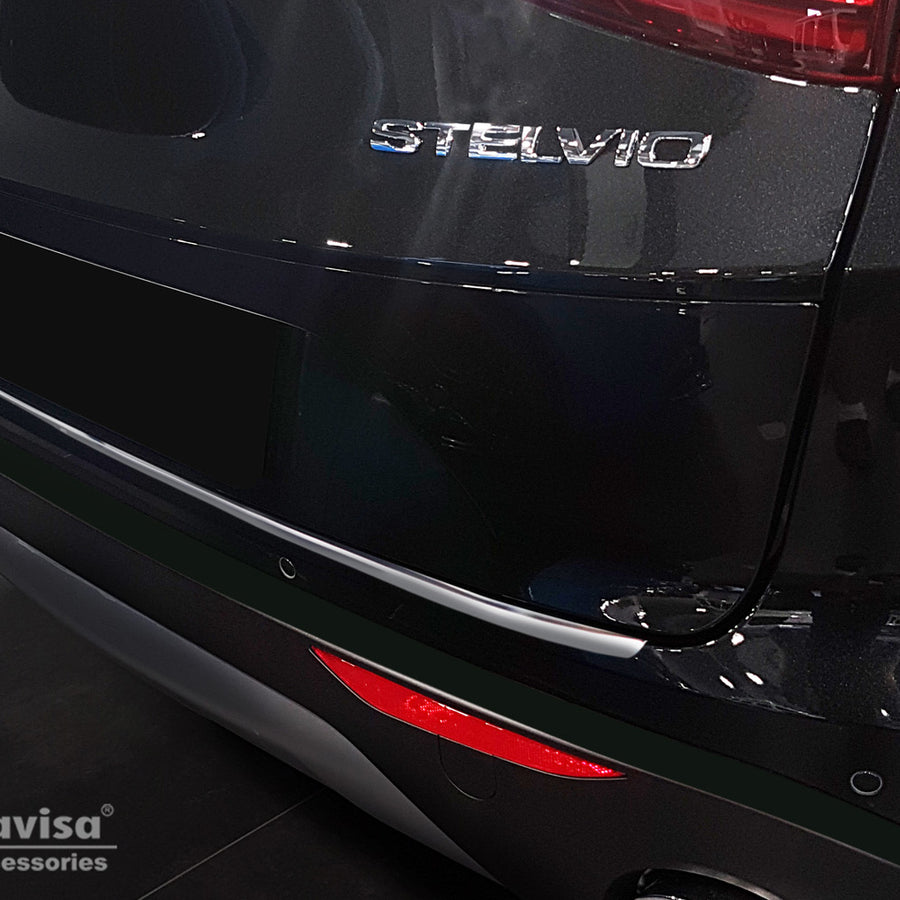 Ladekantenschutz für Alfa Romeo Stelvio Silber Matt