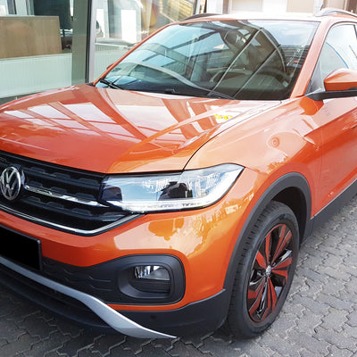 Ladekantenschutz für VW T-Cross Silber Matt