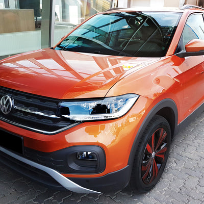 Einstiegsleiste Edelstahl für VW T-Cross Silber Matt