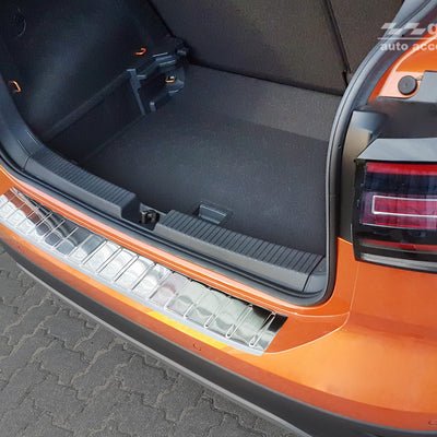 Ladekantenschutz für VW T-Cross Silber Matt