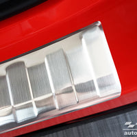 Ladekantenschutz für Toyota Yaris IV Hybrid Silber Matt