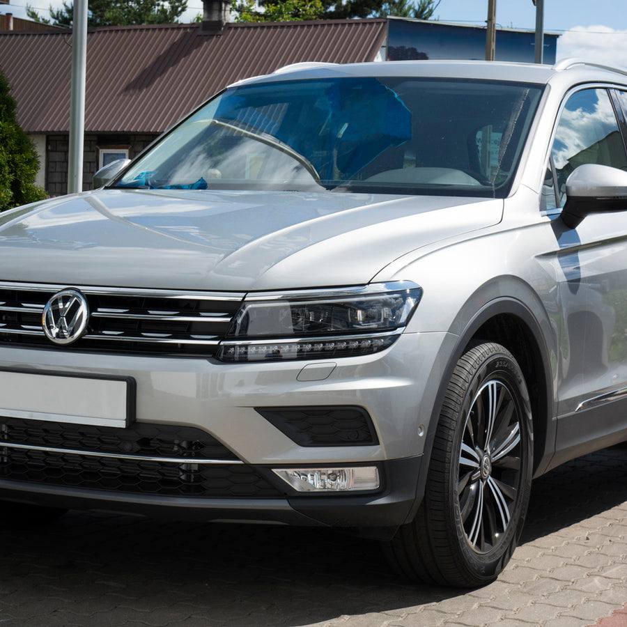 Ladekantenschutz für Volkswagen Tiguan II Silber Matt