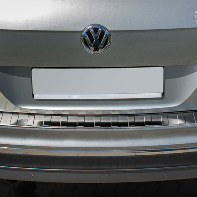 Ladekantenschutz für Volkswagen Tiguan II Silber Matt