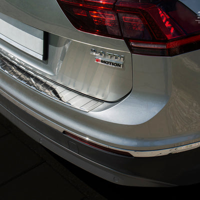 Ladekantenschutz für Volkswagen Tiguan II Silber Matt