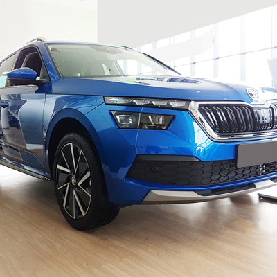 Ladekantenschutz für Skoda Kamiq Silber Matt