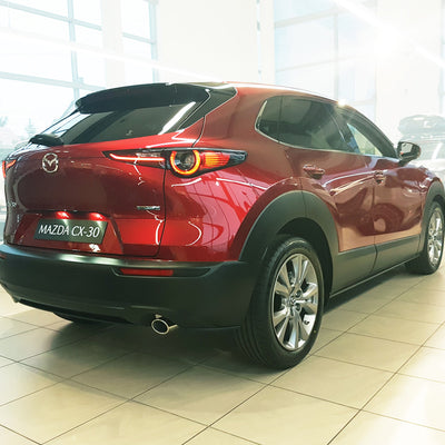 Ladekantenschutz für Mazda CX-30 Silber Matt