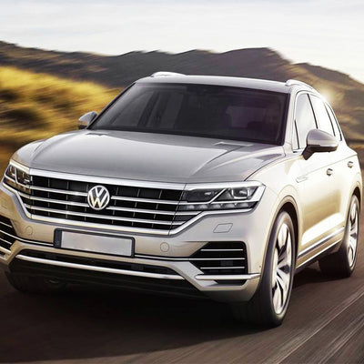 Ladekantenschutz für Volkswagen Touareg III Silber Matt