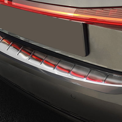 Ladekantenschutz für Audi A6 C7 FL Silber Matt