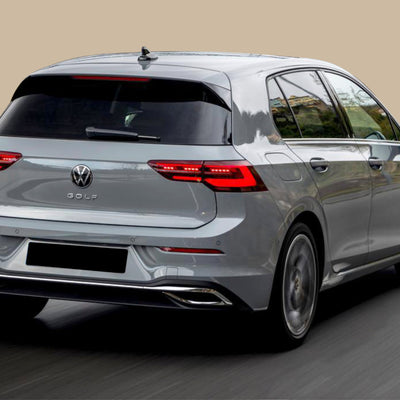 Ladekantenschutz für Volkswagen Golf VIII Silber Matt