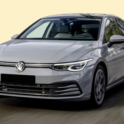 Ladekantenschutz für Volkswagen Golf VIII Silber Matt