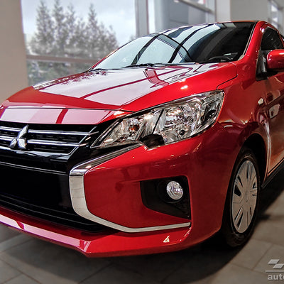 Ladekantenschutz für Mitsubishi Space Star Silber Matt
