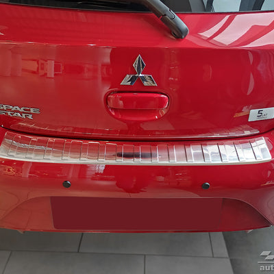 Ladekantenschutz für Mitsubishi Space Star Silber Matt