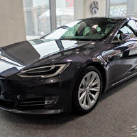 Ladekantenschutz für Tesla S Silber Matt