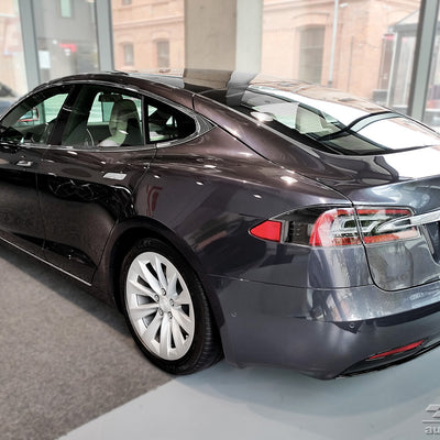 Ladekantenschutz für Tesla S Silber Matt