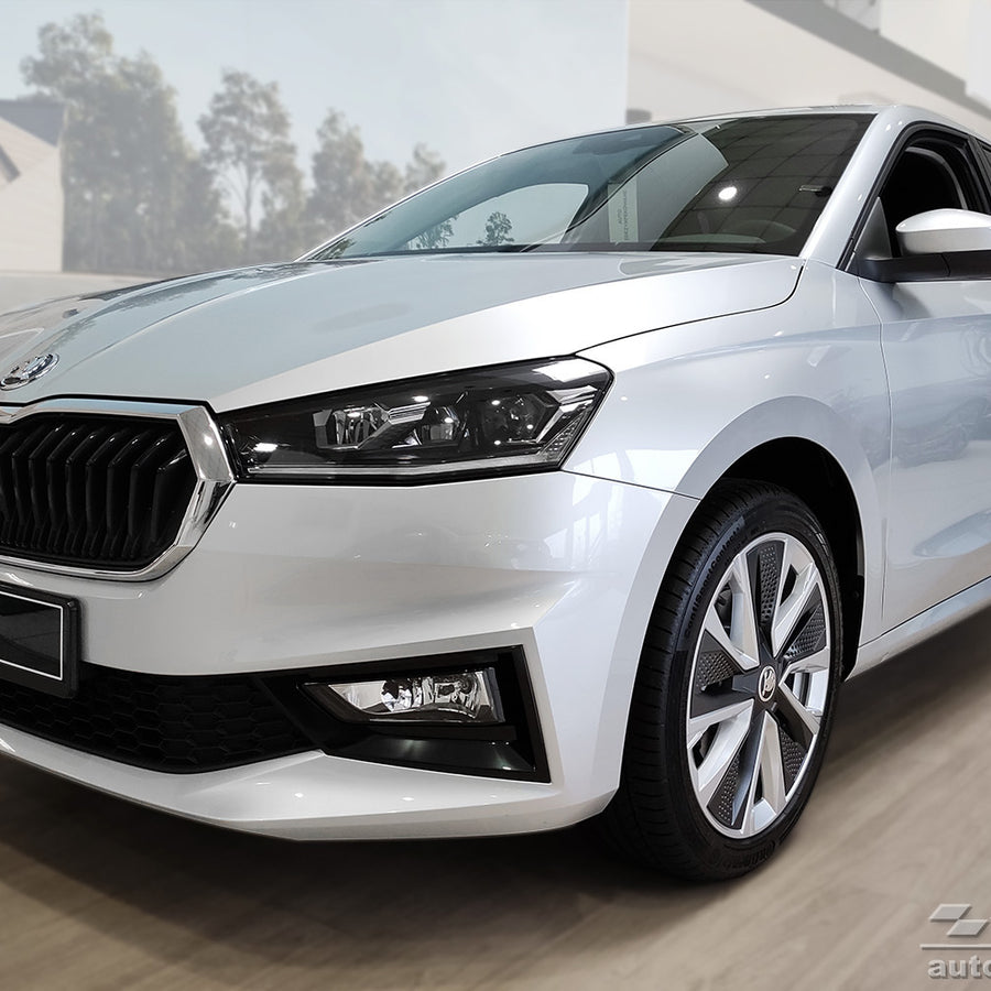 Ladekantenschutz für Skoda Fabia IV Silber Matt