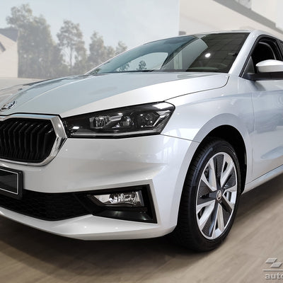 Ladekantenschutz für Skoda Fabia IV Silber Matt
