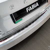 Ladekantenschutz für Skoda Fabia IV Silber Matt
