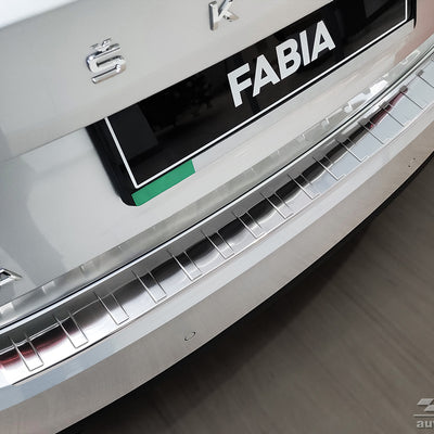 Ladekantenschutz für Skoda Fabia IV Silber Matt