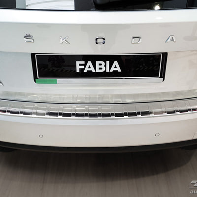 Ladekantenschutz für Skoda Fabia IV Silber Matt