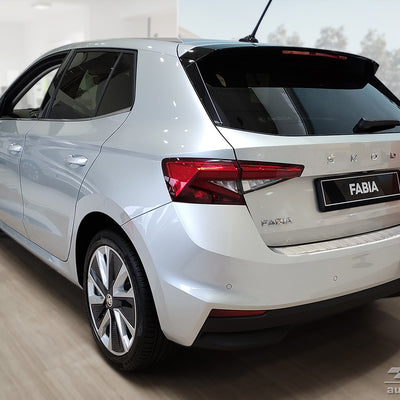 Ladekantenschutz für Skoda Fabia IV Silber Matt