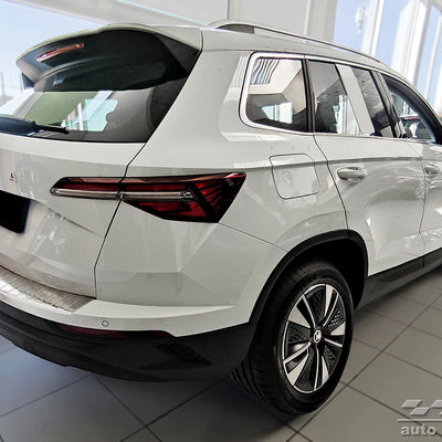 Ladekantenschutz für Skoda Karoq  FL Silber Matt