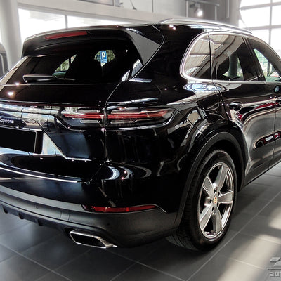 Ladekantenschutz für Porsche Cayenne III Silber Matt