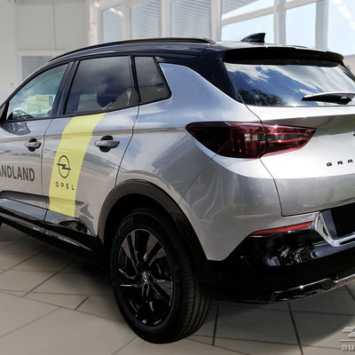 Ladekantenschutz für Opel Grandland X FL Silber Matt