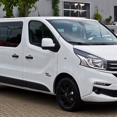 Ladekantenschutz für Renault Trafic III / Opel Vivaro II /Fiat Talento Silber Matt