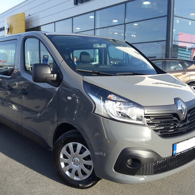 Ladekantenschutz für Renault Trafic III / Opel Vivaro II /Fiat Talento Silber Matt