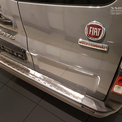 Ladekantenschutz für Renault Trafic III / Opel Vivaro II /Fiat Talento Silber Matt