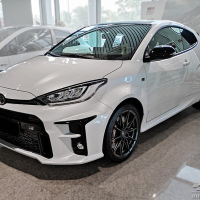 Ladekantenschutz für Toyota Yaris GR Silber Matt