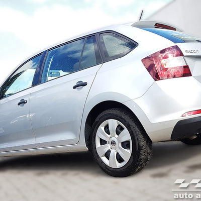 Ladekantenschutz für Skoda Rapid Silber Matt