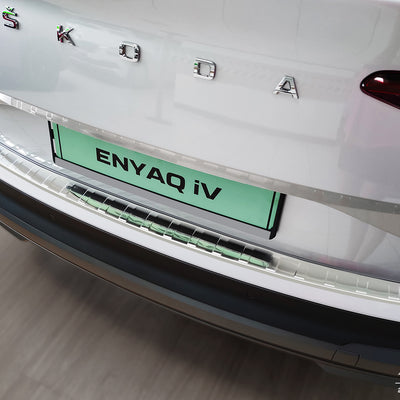 Ladekantenschutz für Skoda Enyaq Silber Matt