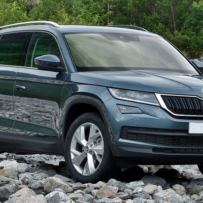 Ladekantenschutz für Skoda Kodiaq Silber Matt