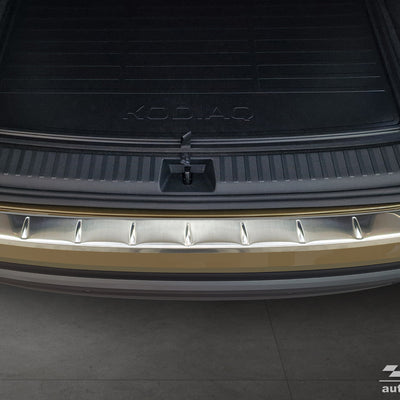 Ladekantenschutz für Skoda Kodiaq II Silber Matt