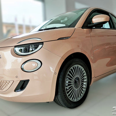 Ladekantenschutz für Fiat e500 Silber Matt