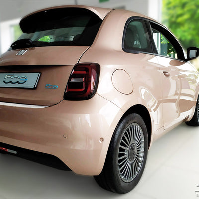 Ladekantenschutz für Fiat e500 Silber Matt