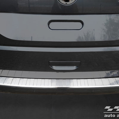 Ladekantenschutz für Volkswagen Transporter T6 Caravelle Heckklappe Silber Matt