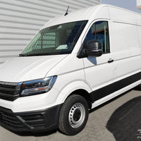 Geriffelter Kantenschutz für  VW Crafter II Schwarz Matt