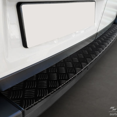 Geriffelter Kantenschutz für  VW Crafter II Schwarz Matt
