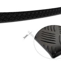 Geriffelter Kantenschutz für  VW Crafter II Schwarz Matt