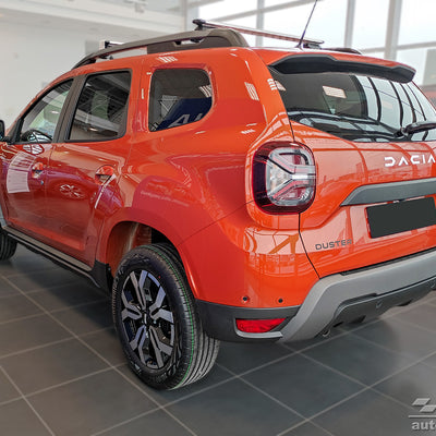 Geriffelter Kantenschutz für Dacia Duster II Schwarz Matt