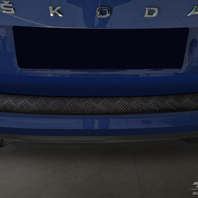 Geriffelter Kantenschutz für Skoda Kamiq Schwarz Matt