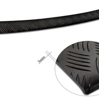 Geriffelter Kantenschutz für Skoda Kamiq Schwarz Matt