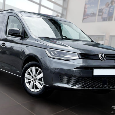 Geriffelter Kantenschutz für  VW Caddy V Schwarz Matt