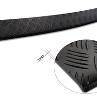 Geriffelter Kantenschutz für Citroen Jumpy / Spacetourer / Opel Vivaro /Zafira / Peugeot Expert / Traveller / Proace Verso Schwarz Matt