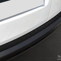 Geriffelter Kantenschutz für VW Caddy IV Schwarz Matt