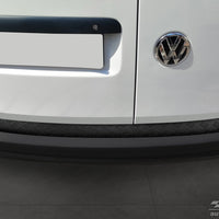 Geriffelter Kantenschutz für VW Caddy IV Schwarz Matt